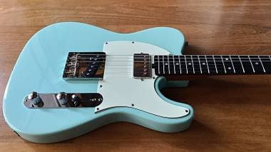 Telecaster manico acero fiammato