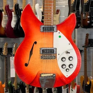 RICKENBACKER - 1967 ROSE MORRIS 1997 330 FRIREGLOW TRUE VINTAGE - Spedizione Gratis