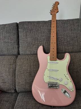 Harley Benton ST-62CC MN Shell Pink