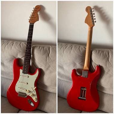 Buttarini Dakota Red Stratocaster Replica 1966 Palettone