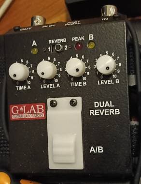 GLAB G LAB DUAL REVERB Riverbero (Sped. Inclusa)