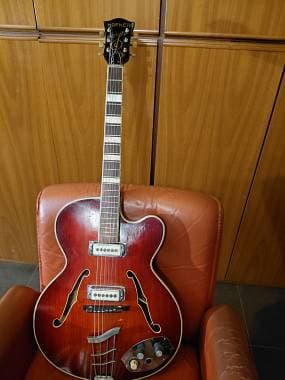 Hofner 457 S/E2 Verythin 1962-64 cherry Sunburst All original