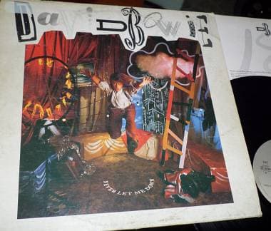DAVID BOWIE - Never Let Me Down - LP / 33 rpm + Inner 1° Stampa 1987 Italy EMI
