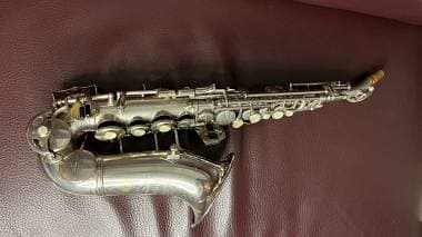 Sax King Soprano curvo argentato