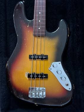 Fender Jazz fretless relic Jaco Pastorius assemblato custom shop