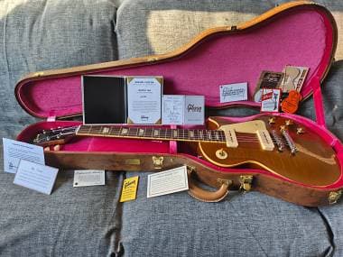 OCCASIONE ! Gibson Custom Shop Goldtop Les Paul 1956 Reissue Murphy Lab