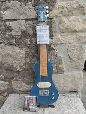 Lap Steel BALI'L ROYAL MODEL Blu Relic