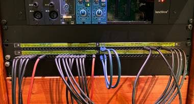 Link Patchbay Bantam 96 Punti Cablata su XLR + Pannello