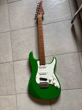 EART Vintage Green  DiMarzio The Cruiser-sped. In