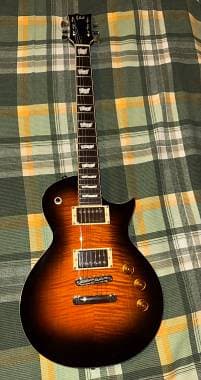 Ltd EC-256 FM Dark Brown Sunburst