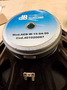 WOOFER DB Technologies AEB W 15 04 50