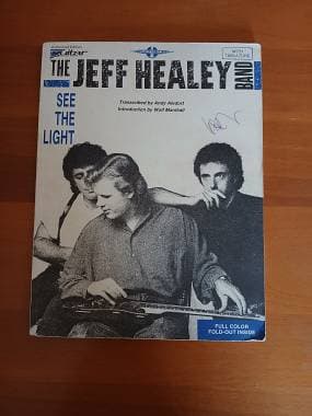 The Jeff Healey Band - See The Light - 1989 Cherry Lane Songbook + tablature
