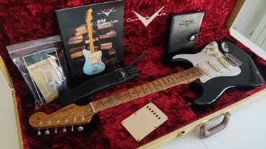 Fender Custom Shop Limited Edition Roasted 1956 Stratocaster Relic Aged Black