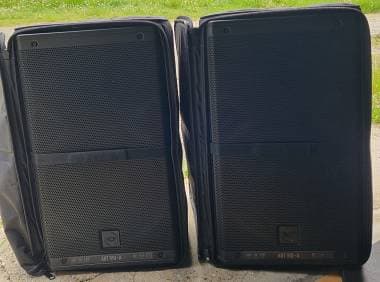 coppia casse attive RCF ART 910-A + cover originali