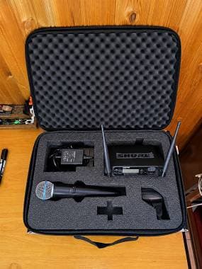 Radiomicrofono Shure GLXD24+Beta 58A Z4 Box ed Accessori Originali