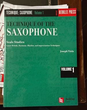 Joseph Viola Technique of the saxophone volume 1