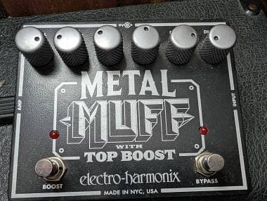 Electro Harmonix Metal Muff with Top Boost