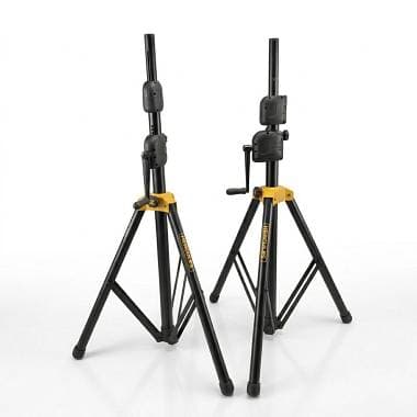 Coppia Hercules Stands HCSS-700B Supporti per Speaker a Manovella con Custodia