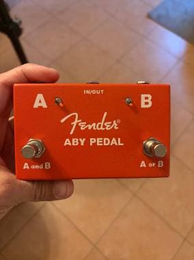 Fender Aby A B Y pedal switch