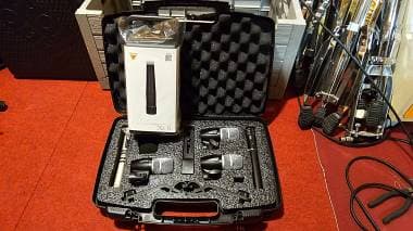 Valigetta microfoni per batteria