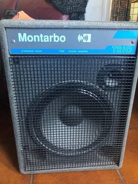 Vendo Montarbo trio o scambio con Combo per basso