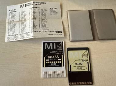 Korg M1 MPC-011 MSC-011 BRASS Card (vendo o scambio)