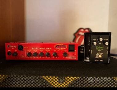 Markbass Setup basso Markbass  Little Mark F + cabinet 4x1