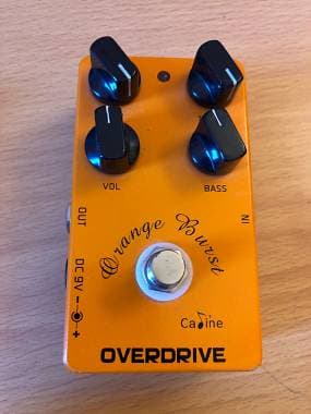 Caline Orange Burst Overdrive  stile Xotic BB Preamp