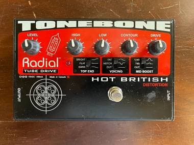 Radial Tonebone Hot British tube distortion