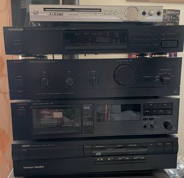 Impianto Hi-Fi Vintage Luxman Harman Kardon