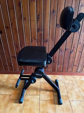 Quik Lok DX/749 sgabello con schienale e poggia piedi
