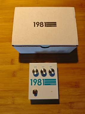 1981 Drv overdrive/distortion rat style boutique spedizione inclusa