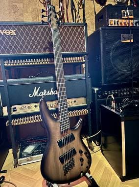Ibanez SRC6MS Black Stained Burst Low Gloss