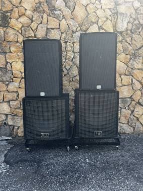 Impianto Audio Professionale SR Technology completo - 2 Teste + 2 Subwoofer