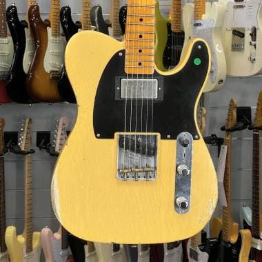 FENDER - CUSTOM SHOP 2018 LIMITED 51 HS TELECASTER RELIC ANTIQUE NOCASTER BLONDE - Spedizione Gratis