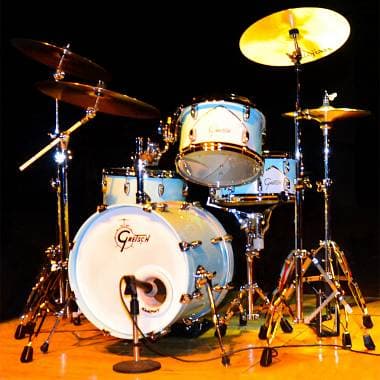 Vendo GRETSCH RENOWN 57 Motor City Blue 18/12/14 + R14x6.5 - Hardware DW