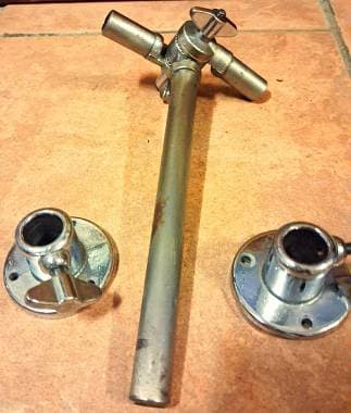 Supporto/braccetto centrale per Tom batteria Amat Vintage