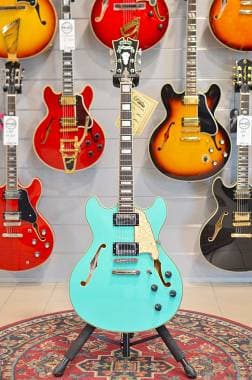 D'Angelico Premier DC Surf Green - DAPDCSGRNS - Esposizione Guitar Show '26