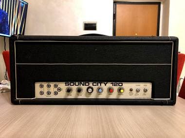 Testata Valvolare per basso Sound City B120 MK IV 1973