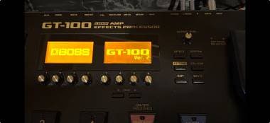 Boss GT 100 - aggiornata ultimo firmware 2.0