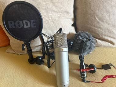 Rode NT-1A + Rode videomicro. (100 euro)