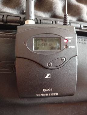 Radiomicrofono per basso o chitarra Sennheiser Ew100 g4