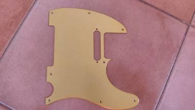 Battipenna tipo telecaster in alluminio anodizzato