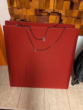 Coppia pannelli fonoassorbenti 85 x 85 x 10