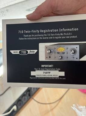 Universal Audio Twin finity 710