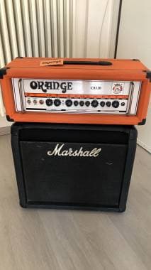 Stack Orange CR120H + Marshall AVT 1x12 Celestion G12-100 AVT England - 120W
