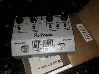 Fulltone GT500 overdrive boost distortion