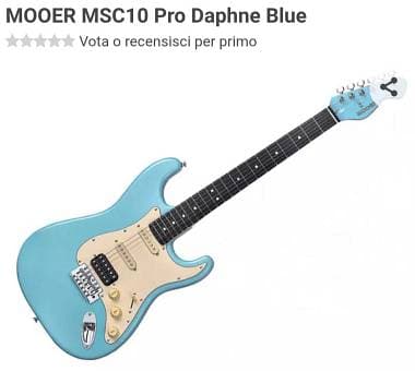 Mooer MC10 PRO DAPHNE BLUE