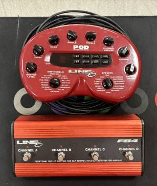 Line6 POD Multieffetto storico a forma di fagiolo - Con pedaliera ...