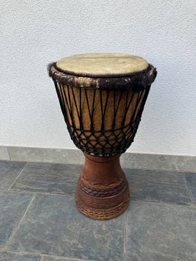 Djembe artigianale Senegal + custodia